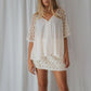 Nellie Crochet Skirt- Powder