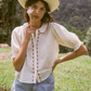Gabby Blouse - Macadamia