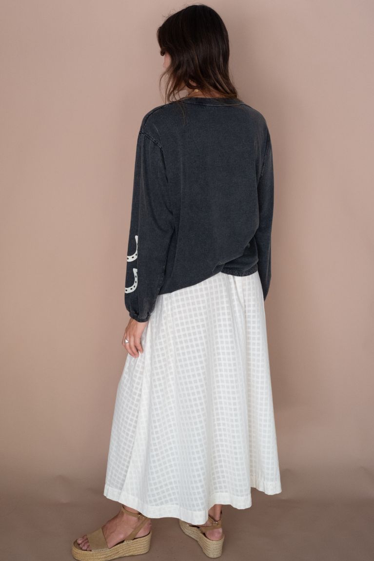 Mustang Tee - Washed black