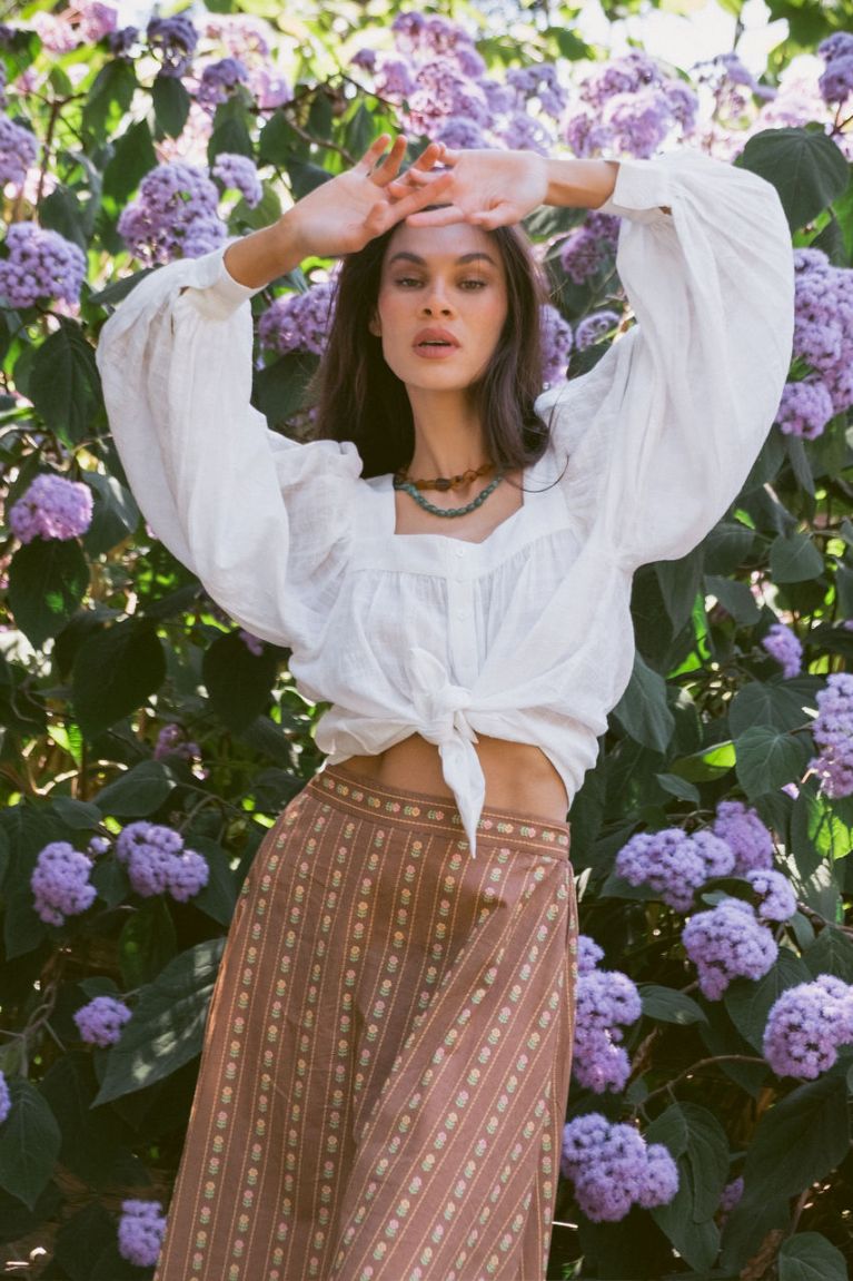 Holly Blouse - Dove