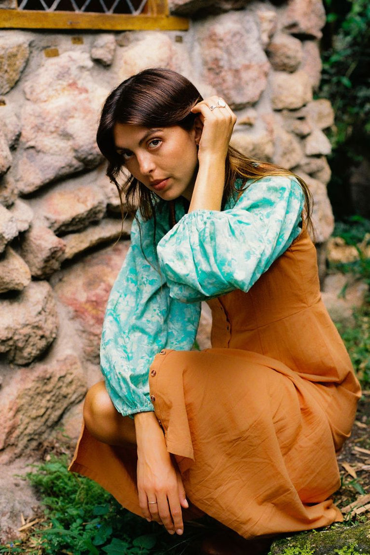 Remi Midi Dress  - Cinnamon