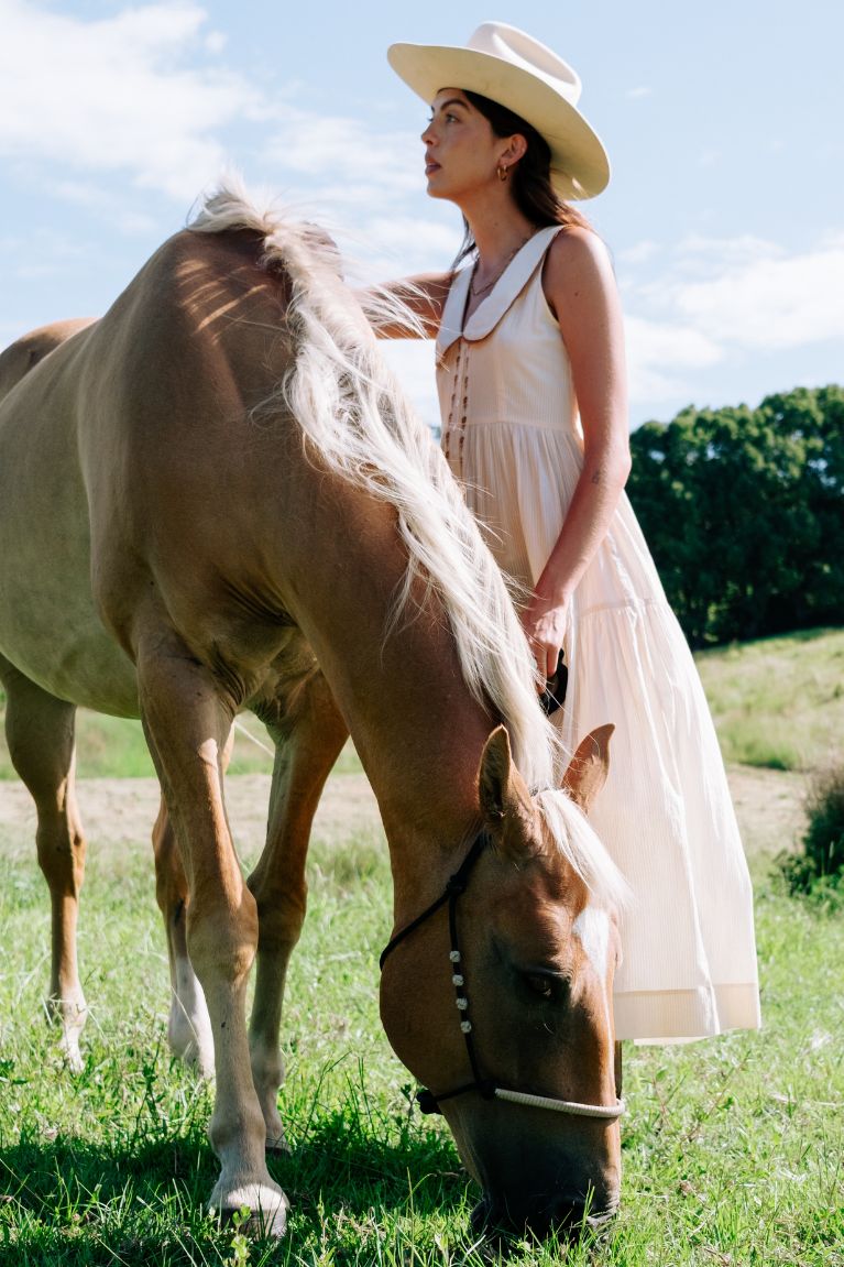 Gabby Midi Dress - Cream