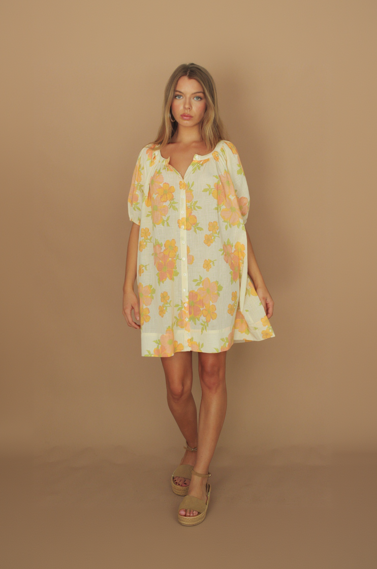 Juliette Smock Dress - Bloom