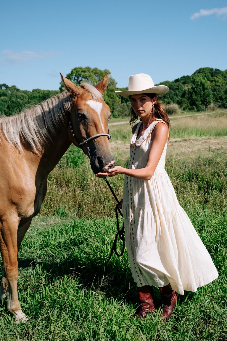 Gabby Midi Dress - Cream