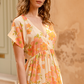 Juliette Dolman Sleeve Maxi Dress - Bloom