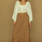 Delilah Maxi Skirt - Walnut
