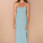 Florence Bias Dress - Baltic