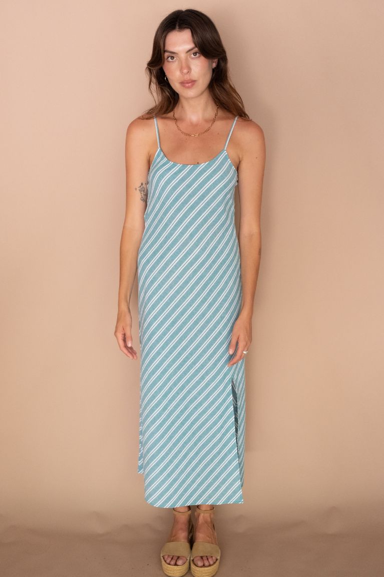 Florence Bias Dress - Baltic