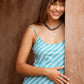 Florence Bias Dress - Baltic
