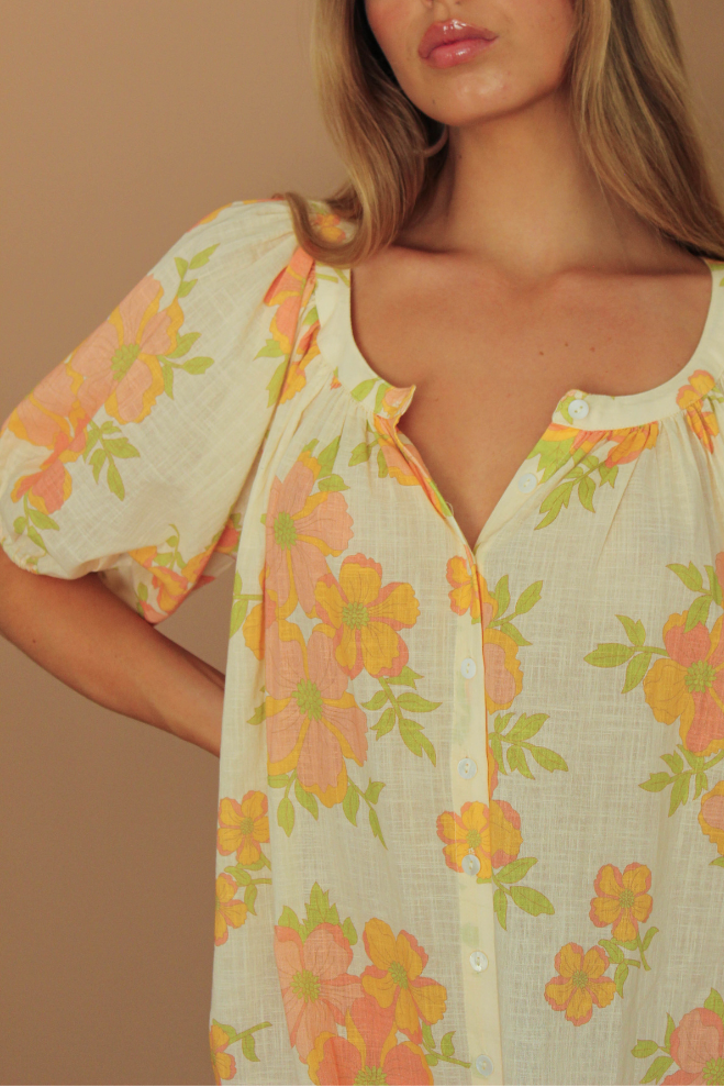 Juliette Smock Dress - Bloom