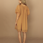 Camille Smock Dress - Pecan