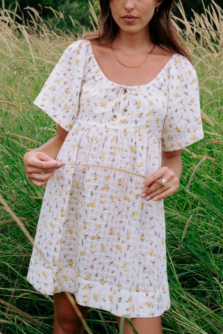 Faye Mini Dress - Carnation