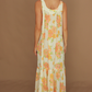 Juliette Button Down Maxi Dress - Bloom