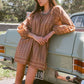 Delilah Mini Dress - Walnut