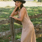 Grace Chevron Maxi - Biscuit