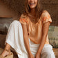 Betty Embroidered Top - Apricot