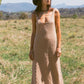 Grace Chevron Maxi - Biscuit