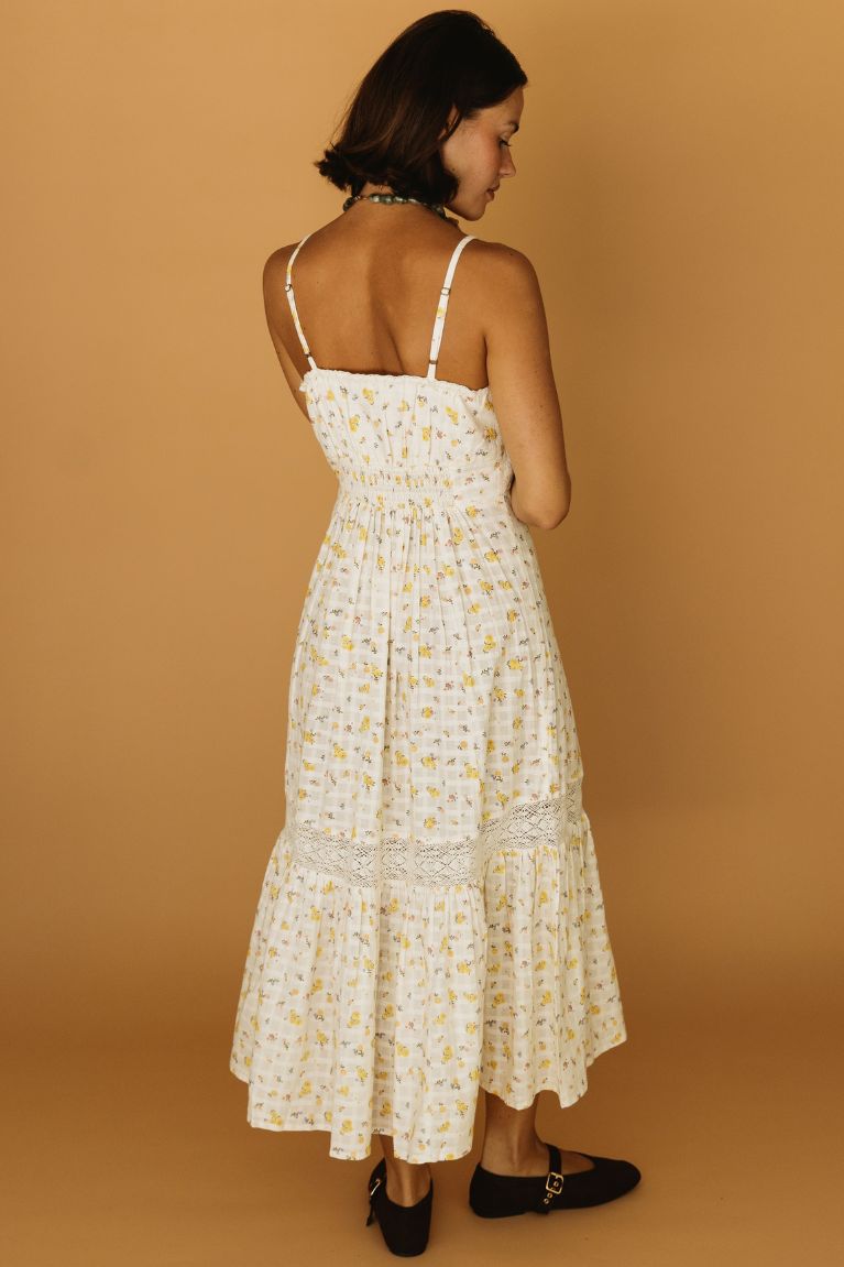 Faye Strappy Dress - Carnation