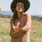 Grace Chevron Maxi - Biscuit