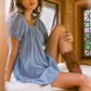 Zoey Smock Dress - Dusk