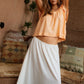 Betty Embroidered Top - Apricot