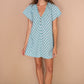 Florence Mini Dress - Baltic