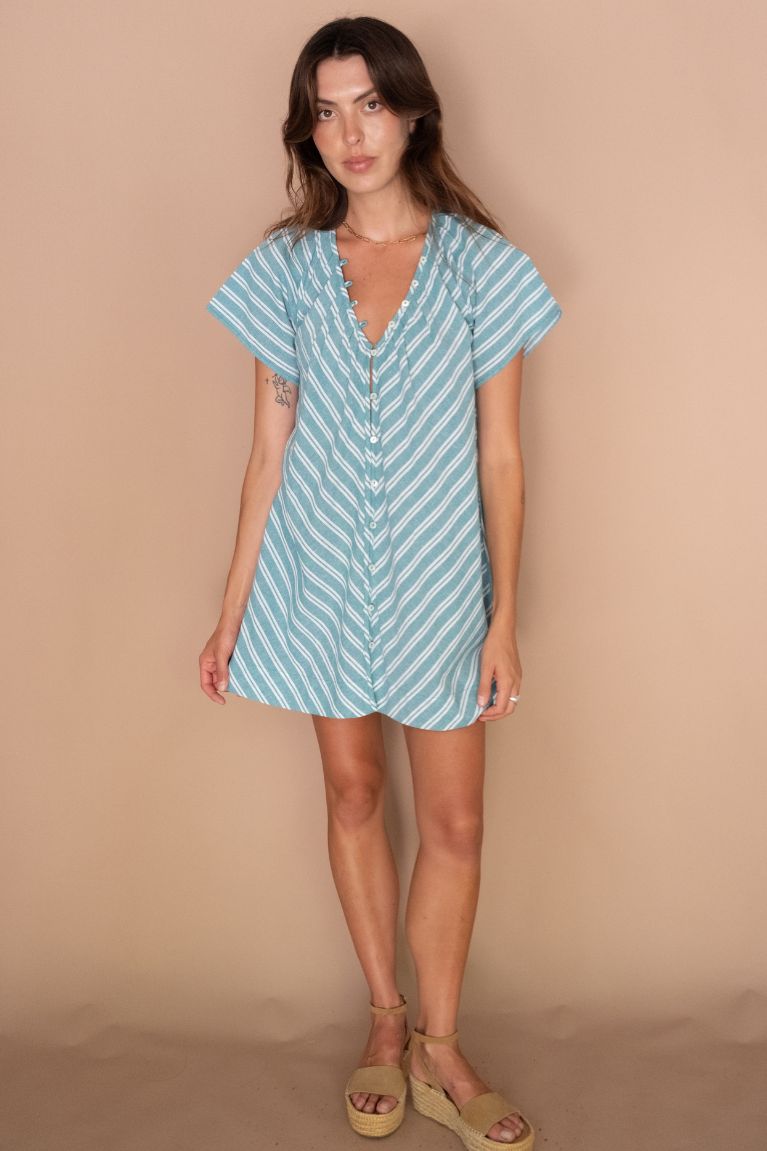 Florence Mini Dress - Baltic