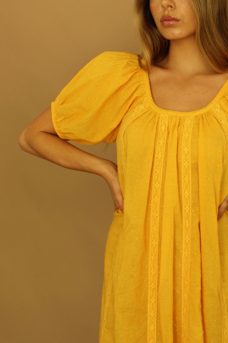 Zoey Midi Dress - Honey