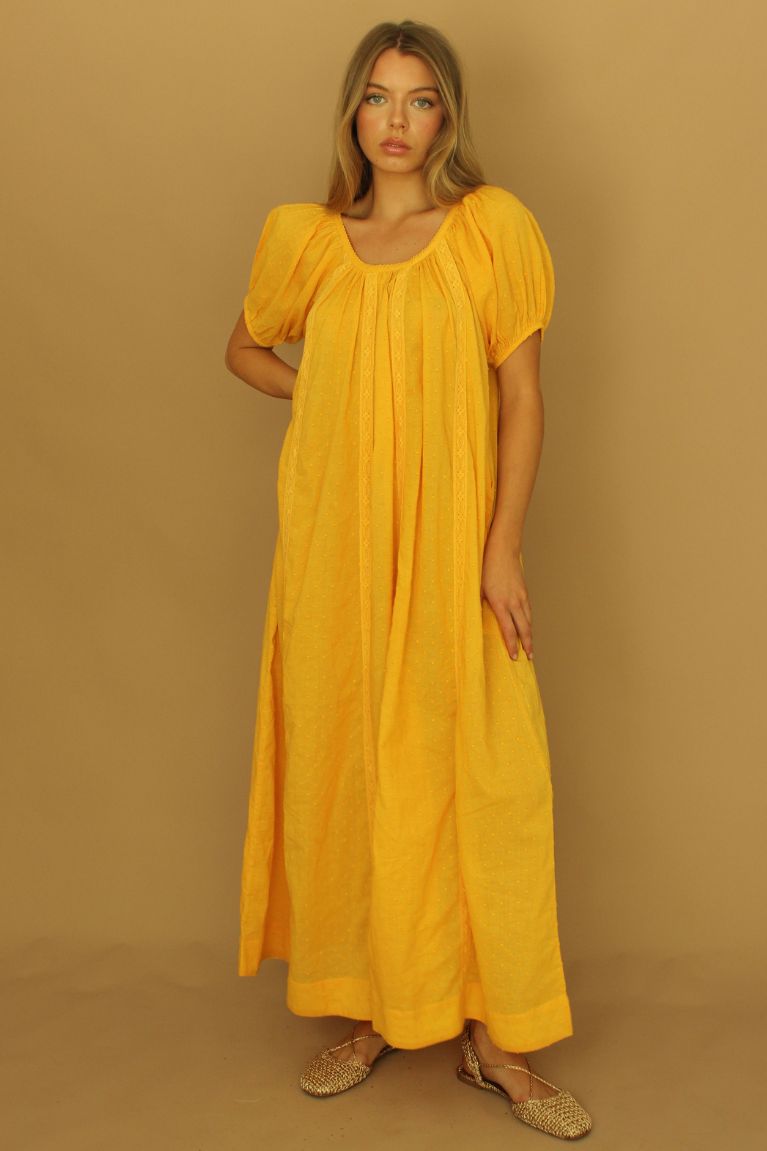 Zoey Midi Dress - Honey