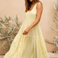 Gabby Midi Dress - Lemon