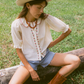 Gabby Blouse - Macadamia