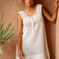 Maggie Crochet Mini Dress - Vanilla