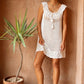 Maggie Crochet Mini Dress - Vanilla