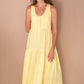 Gabby Midi Dress - Lemon