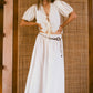 Gabby Tie Blouse - Cream