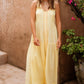 Gabby Midi Dress - Lemon