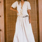 Gabby Tie Blouse - Cream