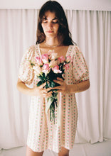 Load image into Gallery viewer, Delilah Stripe Mini Dress - Rose
