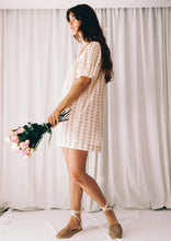 Load image into Gallery viewer, Delilah Stripe Mini Dress - Rose
