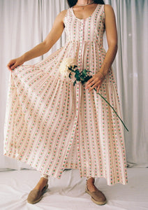 Delilah Maxi Dress - Rose