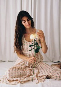 Delilah Maxi Dress - Rose