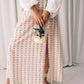 Delilah Stripe Maxi Skirt - Rose