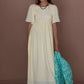 Amelia Midi Dress - Cream