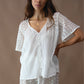 Brigette Lace Blouse - Ivory