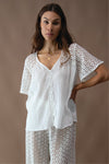 Brigette Lace Blouse - Ivory