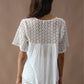 Brigette Lace Blouse - Ivory