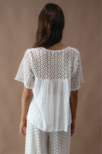 Load image into Gallery viewer, Brigette Lace Blouse - Ivory
