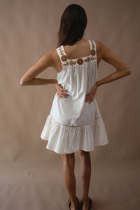 Chloe Mini Dress - Pearl