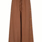 Daisy Embroidery Pants - Pecan