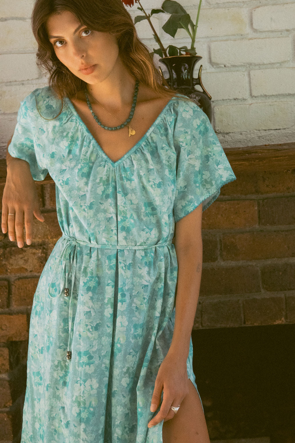 Isla Maxi Dress  - Azure